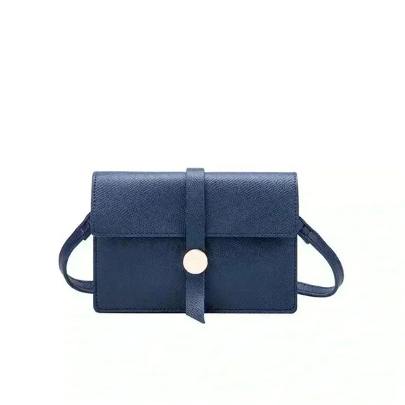 Melie Bianco Handbags - Melie Bianco Nicky Vegan Leather Mini Crossbody, Navy